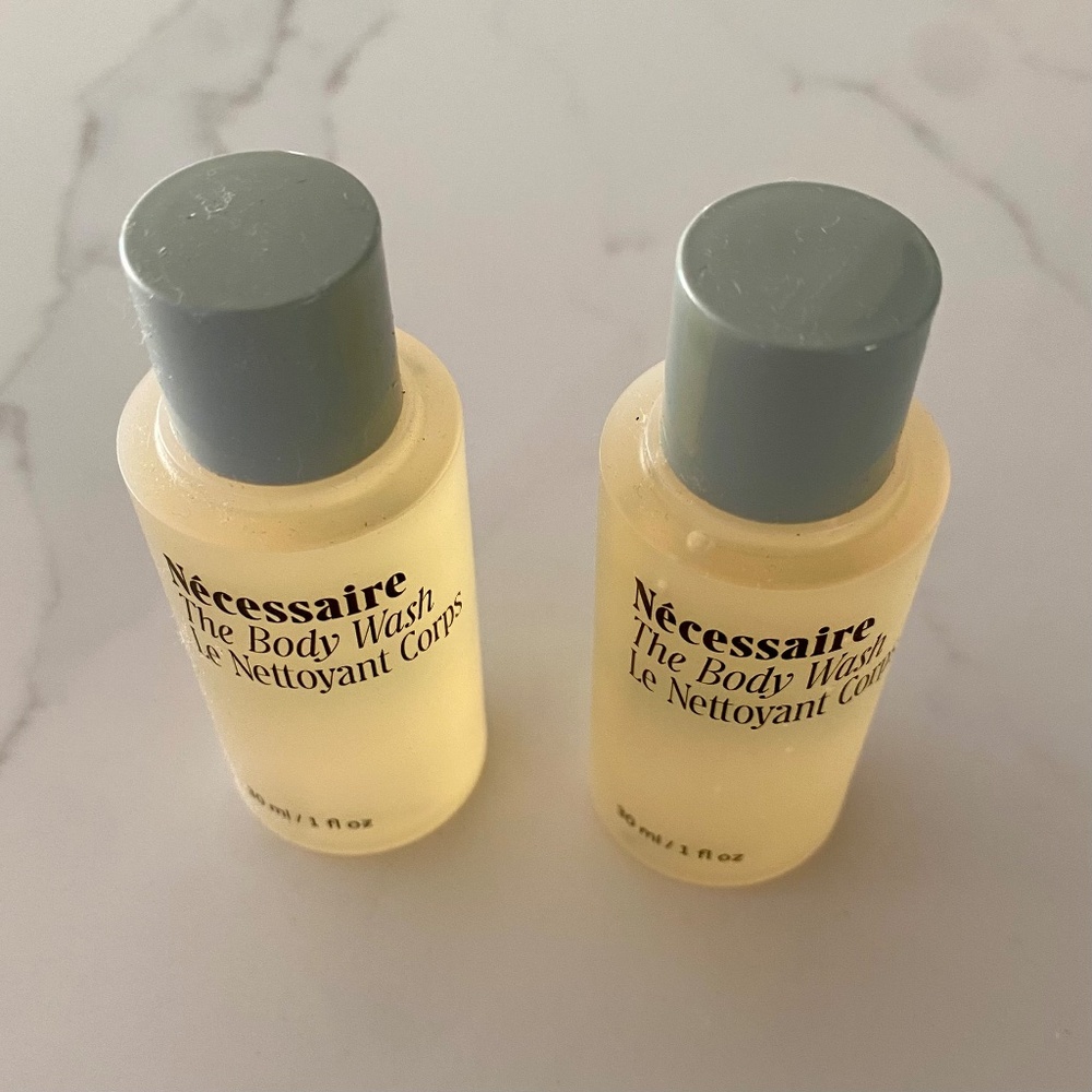 Necessaire The Body Wash x2 - Le Nettoyant Corps - travel size 1oz / 30ml - NEW